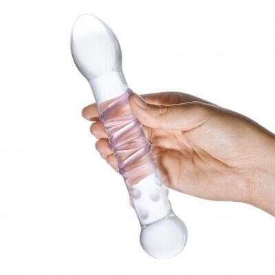 GLAS SPIRAL STAIRCASE FULL TIP DILDO