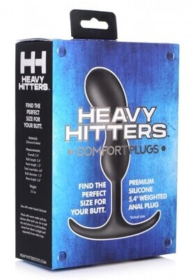 HEAVY HITTERS COMFORT PLUGS 6.4" ANAL PLUG SMALL