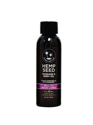 HEMP SEED MASSAGE OIL SKINNY DIP 2OZ