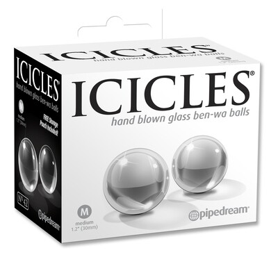 ICICLES #42 GLASS BEN WA BALLS MEDIUM