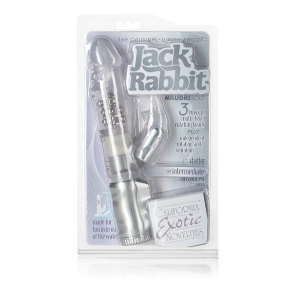 JACK RABBIT WITH FLOATING BEADS CLEAR
