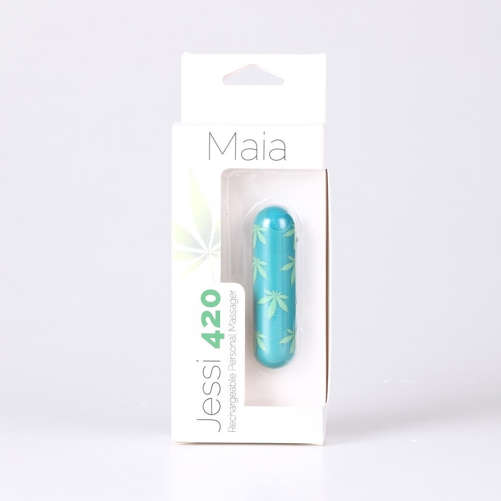 JESSI 420 10 FUNCTION MINI RECHARGEABLE BULLET EMERALD