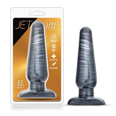 JET LARGE PLUG CARBON METALLIC BLACK