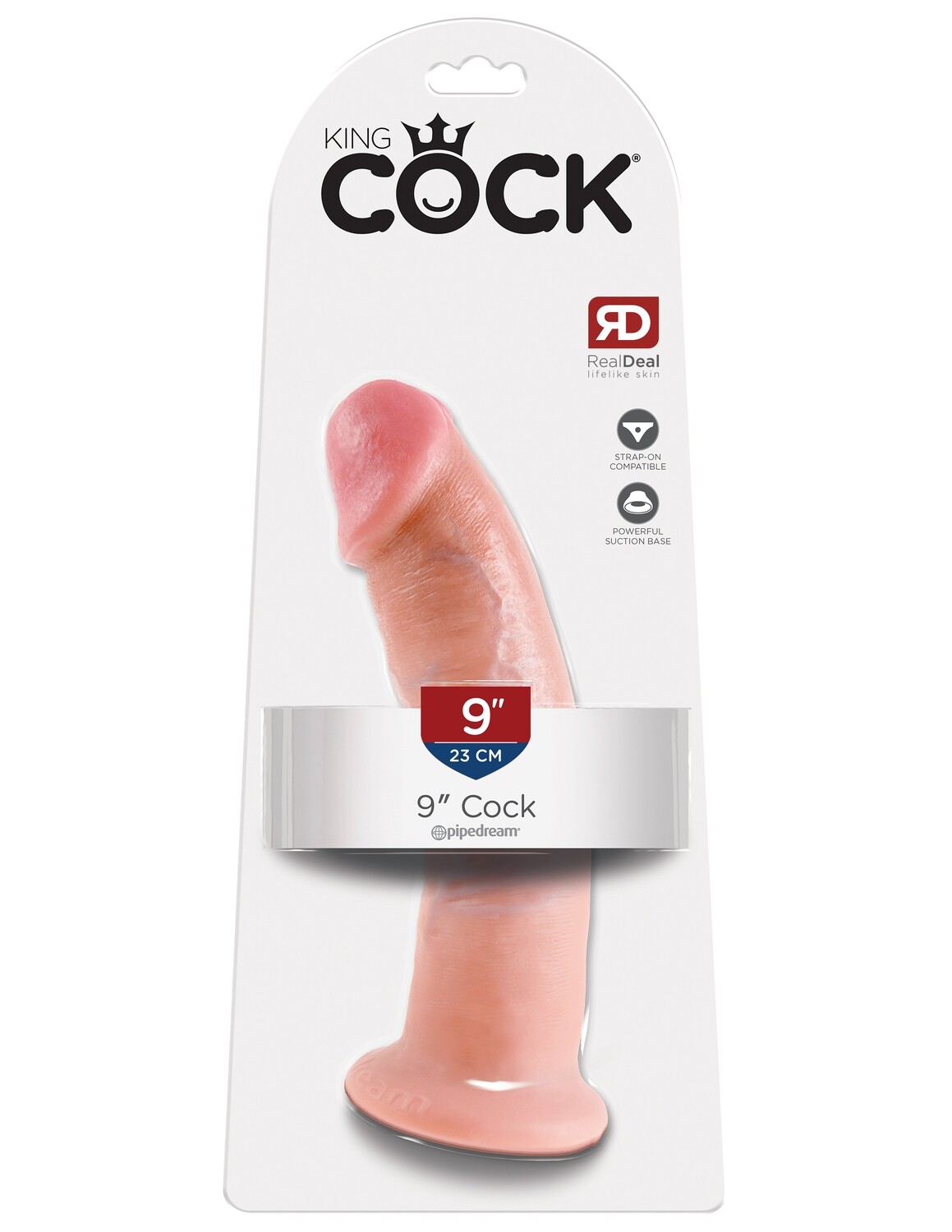 KING COCK 9" FLESH