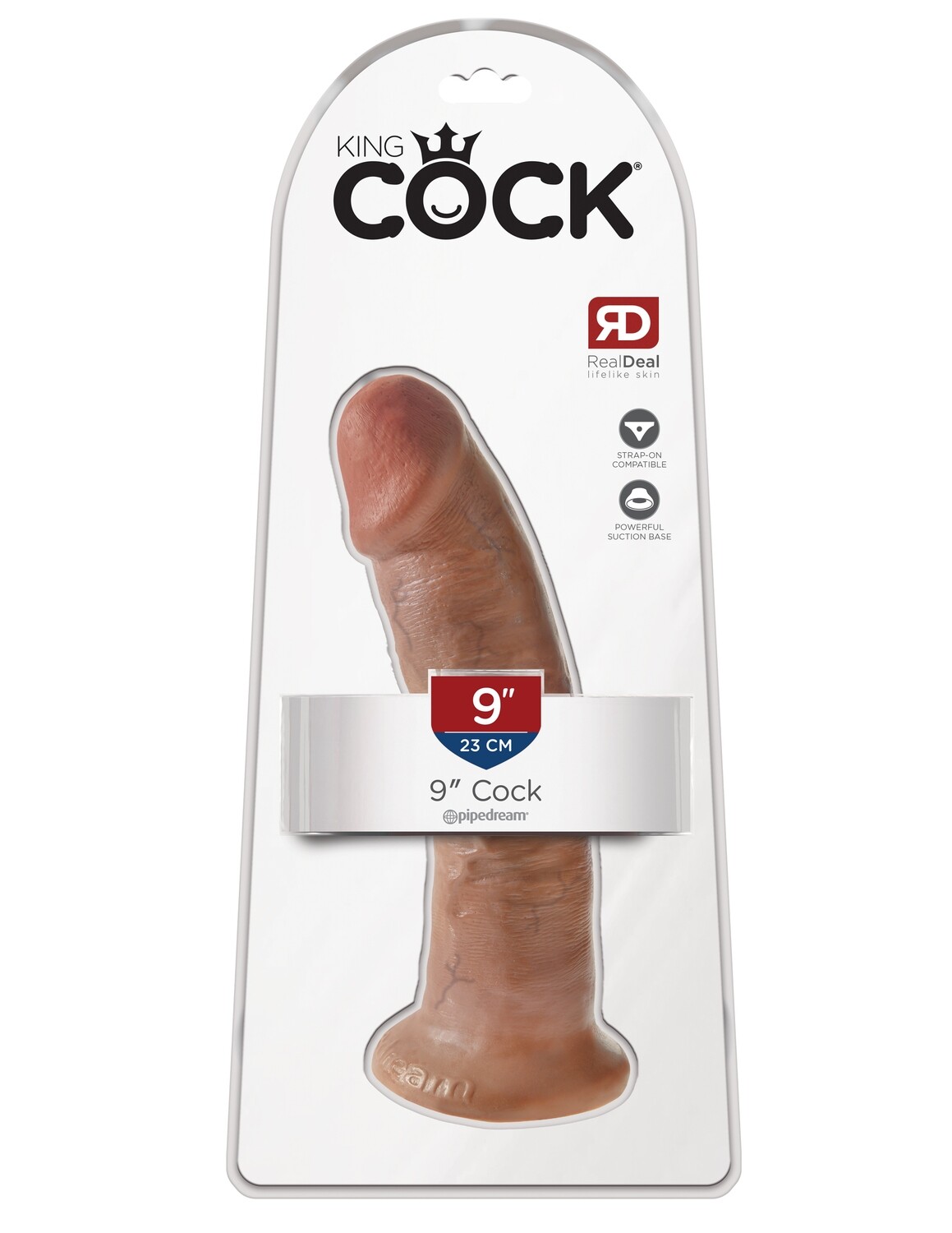 KING COCK 9" COCK TAN