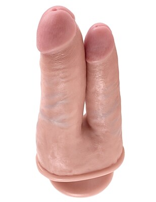 KING COCK DOUBLE PENETRATOR FLESH