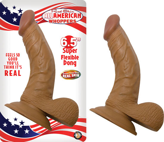 LATIN AMERICAN WHOPPER 6.5" DONG WITH BALLS