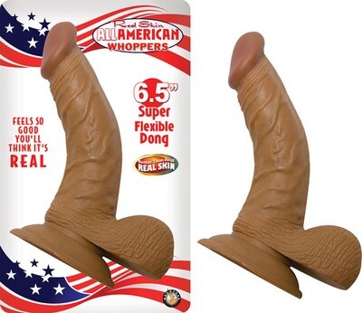 LATIN AMERICAN WHOPPER 6.5" DONG WITH BALLS