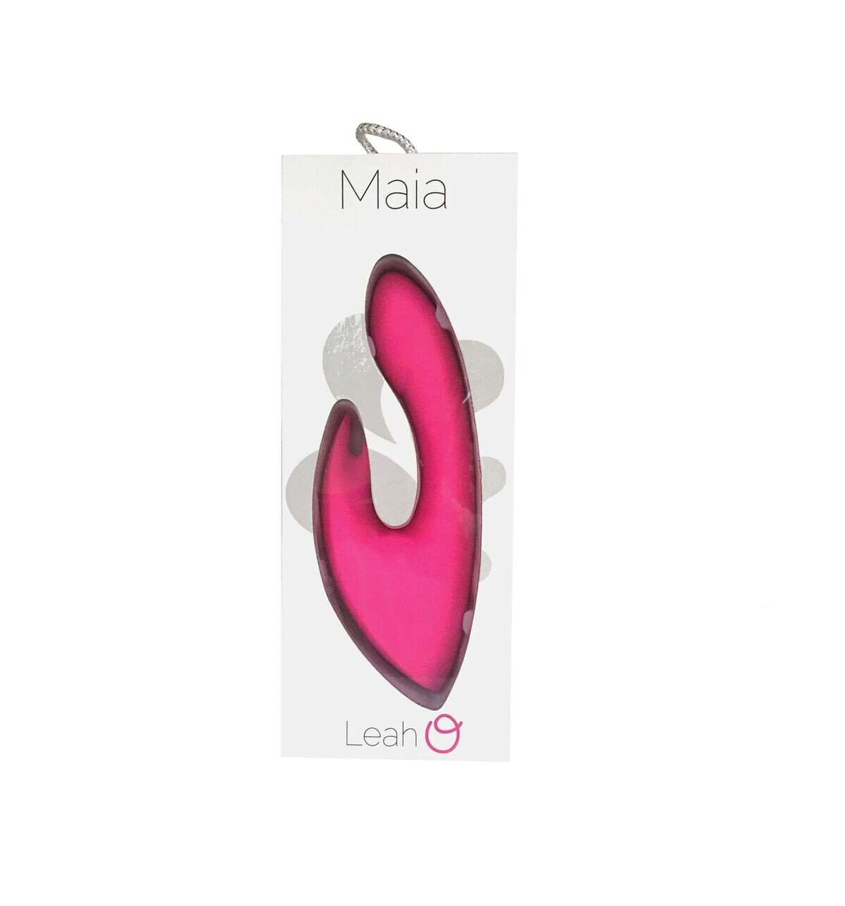 LEAH RECHARGEABLE SILICONE RABBIT MASSAGER NEON PINK