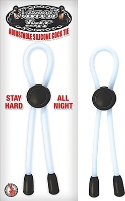 MAC TUFF ADJUSTABLE SILICONE COCK TIE CLEAR