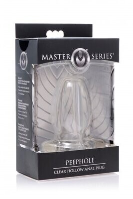 MASTER SERIES CLEARVIEW HOLLOW ANAL PLUG MEDIUM MASTER SERIES CLEARVIEW HOLLOW ANAL PLUG MEDIUM