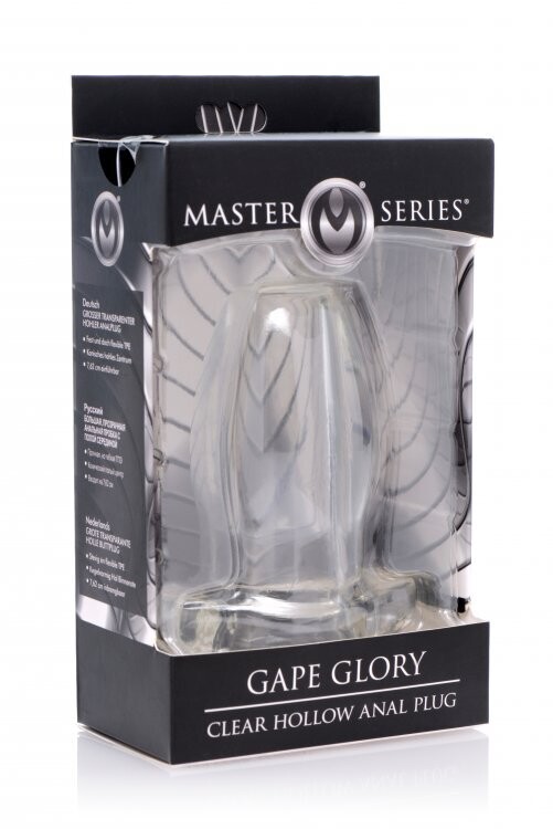 MASTER SERIES GAPE GLORY HOLLOW ANAL PLUG MASTER SERIES GAPE GLORY HOLLOW ANAL PLUG