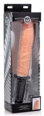 MASTER SERIES ONSLAUGHT 13X XL DILDO THRUSTER FLESH