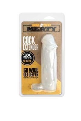 MEATY COCK EXTENDER CLEAR