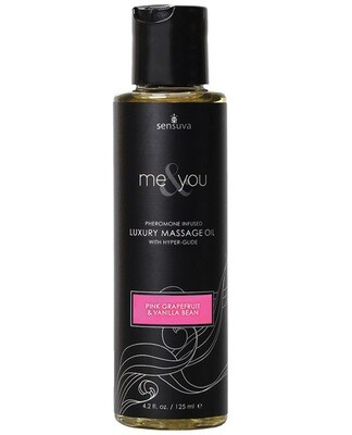 ME AND YOU MASSAGE OIL GRAPEFRUIT VANILLA 4.2OZ