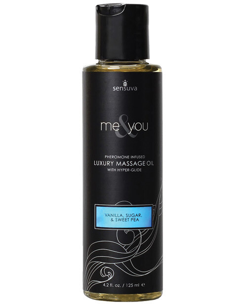 ME AND YOU MASSAGE OIL VANILLA SUGAR AND SWEET PEA 4.2OZ