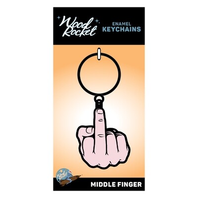 MIDDLE FINGER KEYCHAIN