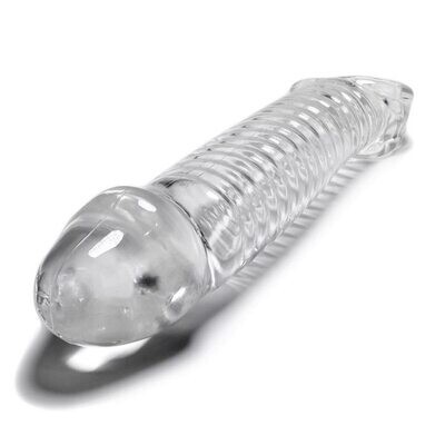 MUSCLE SMOOTH COCKSHEATH W/LENGTH INSET OXBALLS CLEAR