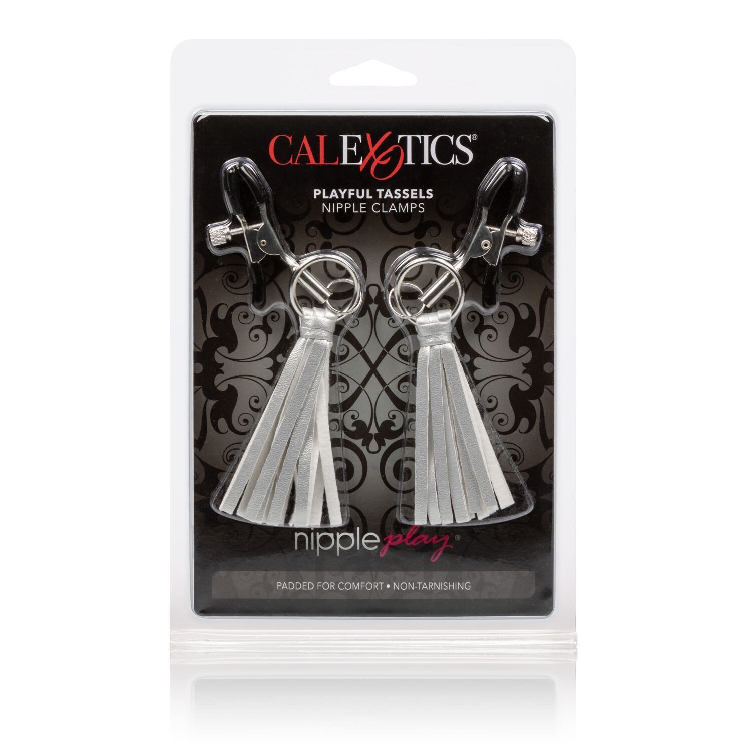 NIPPLE PLAY PLAYFUL TASSELS NIPPLE CLAMP SILVER