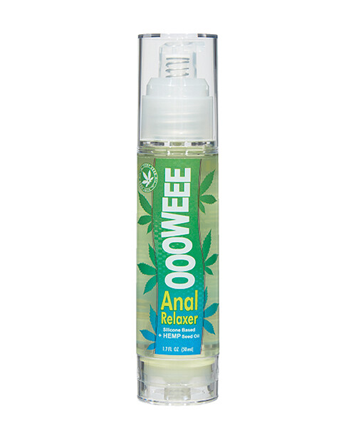 OOOWEEE ANAL RELAXING SILICONE LUBE W/HEMP SEED OIL 1.7OZ