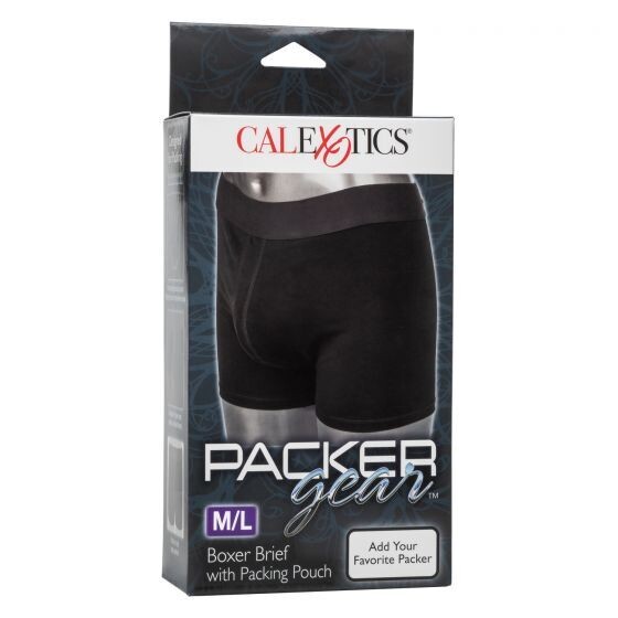 PACKER GEAR BOXER BRIEF WITH PACKING POUCH M/L
