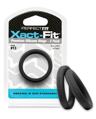 PERFECT FIT XACT FIT #13 2PK BLK