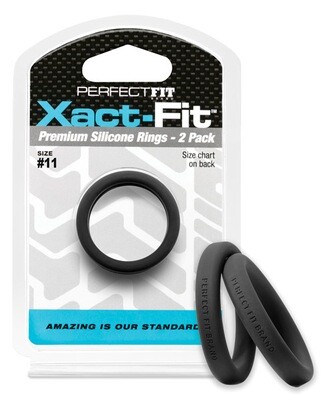 PERFECT FIT XACT FIT #11 2PK BLK