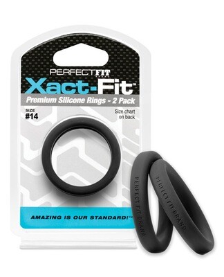 PERFECT FIT XACT FIT #14 2PK BLK