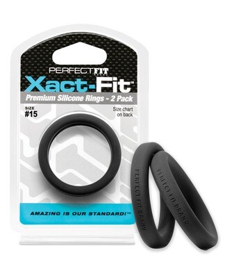 PERFECT FIT XACT FIT #15 2PK BLK