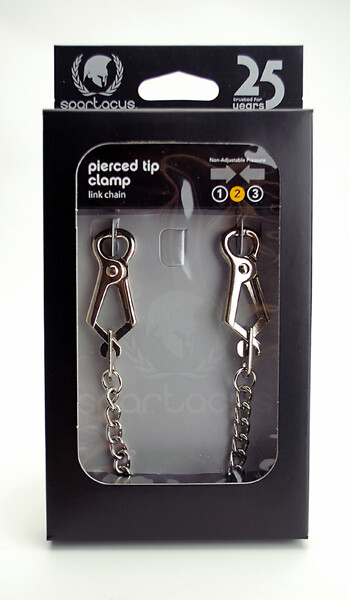 PIERCED CLAMP WITH LINK CHAIN