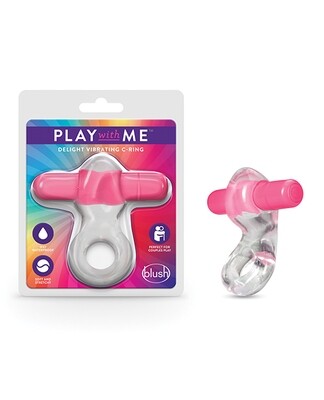 PLAY WITH ME DELIGHT VIBRATING RING PINK
