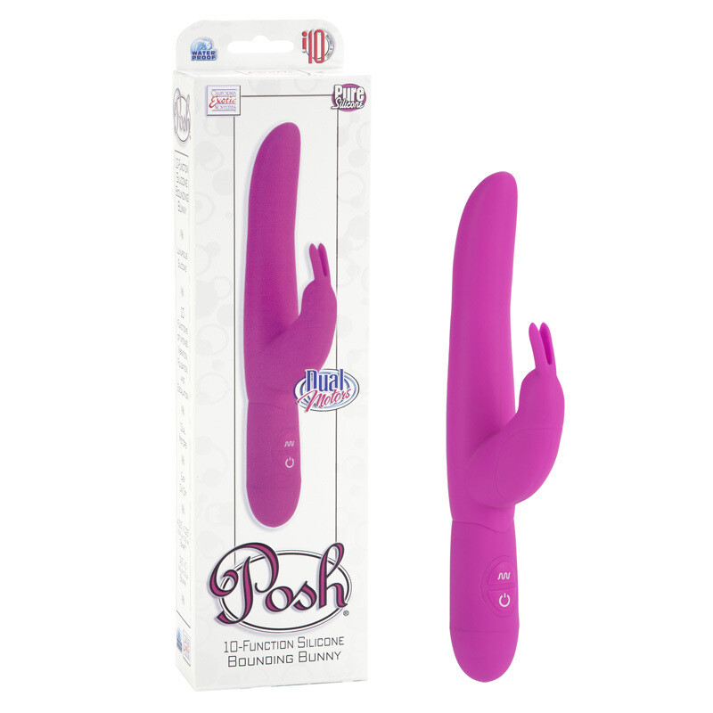 POSH 10 FUNCTION SILICONE BOUNDING BUNNY PINK