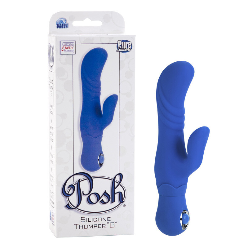 POSH SILICONE THUMP G BLUE