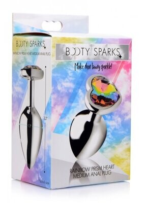 RAINBOW PRISM GEM ANAL PLUG MED