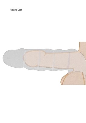 REALROCK PENIS SLEEVE 9" TAN