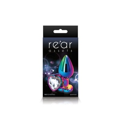 REAR ASSETS MULTICOLOR HEART MEDIUM CLEAR