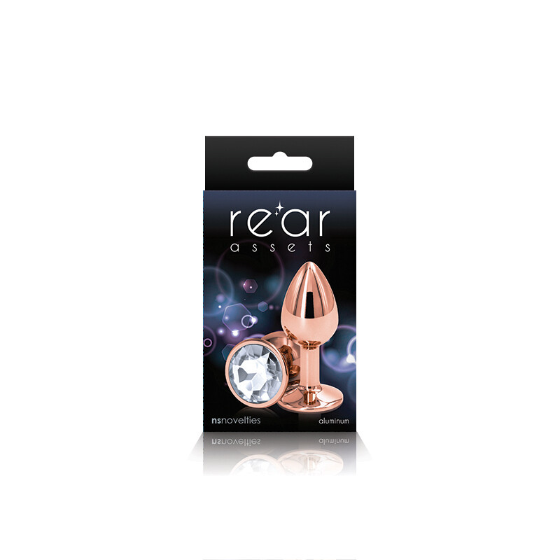 REAR ASSETS ROSE GOLD SMALL CLEAR REAR ASSETS ROSE GOLD SMALL CLEAR