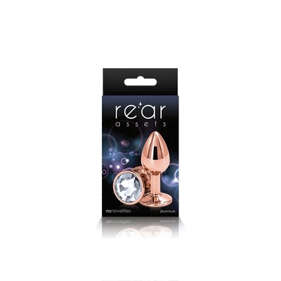 REAR ASSETS ROSE GOLD SMALL CLEAR REAR ASSETS ROSE GOLD SMALL CLEAR