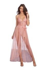 10996XL VINTAGE ROSE TEDDY AND SKIRT XL