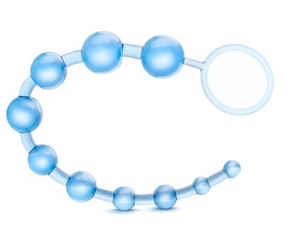 SASSY ANAL BEADS BLUE