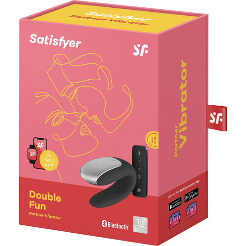 SATISFYER DOUBLE FUN BLK