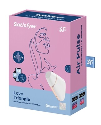 SATISFYER LOVE TRIANGLE WHITE BLUETOOTH