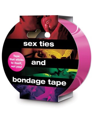 SEX TIES AND BONDAGE TAPE HOT PINK