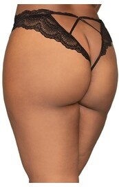 1468-3X OPEN BACK PANTY BLACK