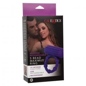 SILICONE RECHARGEABLE 5 BEAD MAXIMUS RING