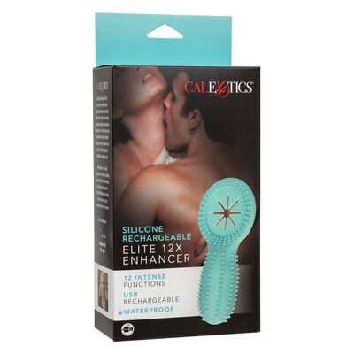 SILICONE RECHARGEABLE ELITE 12X ENHANCER TEAL