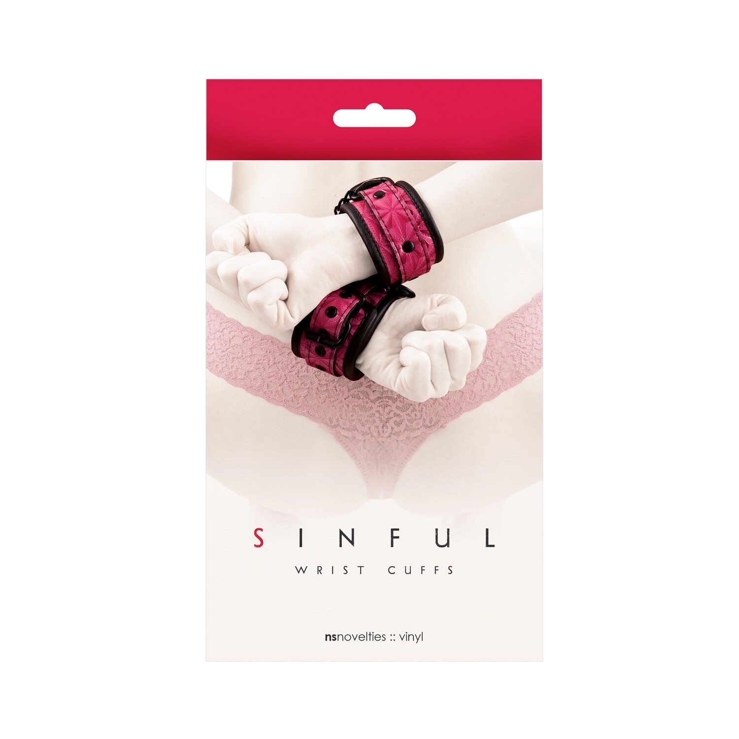 SINFUL WRIST CUFFS PINK SINFUL WRIST CUFFS PINK