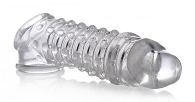 SIZE MATTERS 1.5 INCH PENIS ENHANCER SLEEVE CLEAR