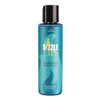 SIZZLE LIPS WARMING GEL 4.2OZ BLUEBERRY ICE POP