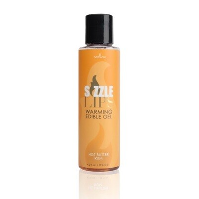 SIZZLE LIPS WARMING GEL 4.2OZ BUTTER RUM